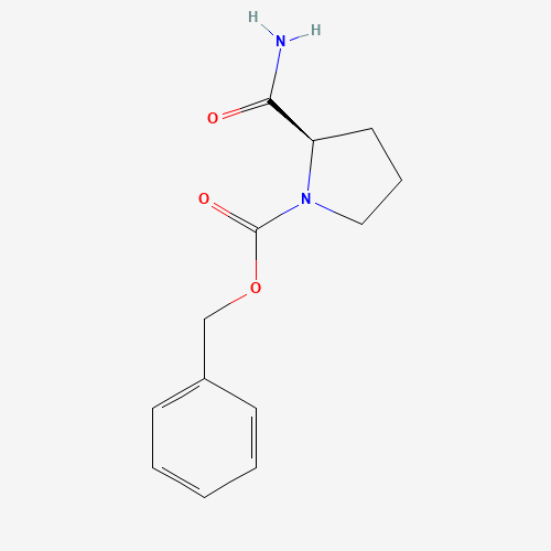 Z-D-PRO-NH2 (CAS: 62937-47-7) - Chemical Structure and Molecular Formula 