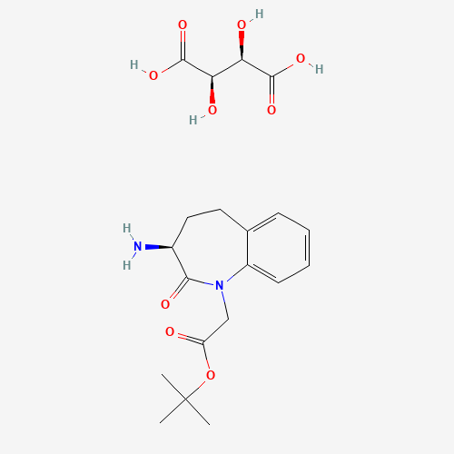 tert-Butyl 3S-amino-2,3,4,5-tetrahydro-1H-[1]benaepin-2-one-1-acetate tartrate (CAS: 117770-66-8) - Related Chemical Product