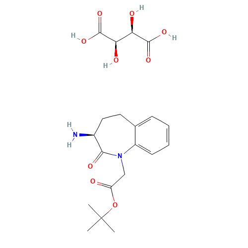 tert-Butyl 3S-amino-2,3,4,5-tetrahydro-1H-[1]benaepin-2-one-1-acetate tartrate (CAS: 117770-66-8) - Related Chemical Product