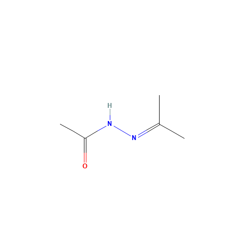 Acetic acid isopropylidene-hydrazide (CAS: 3742-63-0) - Chemical Structure and Molecular Formula 