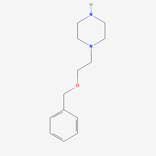 1-(2-BENZYLOXY-ETHYL)-PIPERAZINE (CAS: 4981-85-5) - Chemical Structure and Molecular Formula 