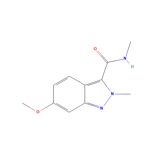 6-methoxy-N,2-dimethyl-2H-indazole-3-carboxamide (CAS: 1184915-28-3) - Related Chemical Product
