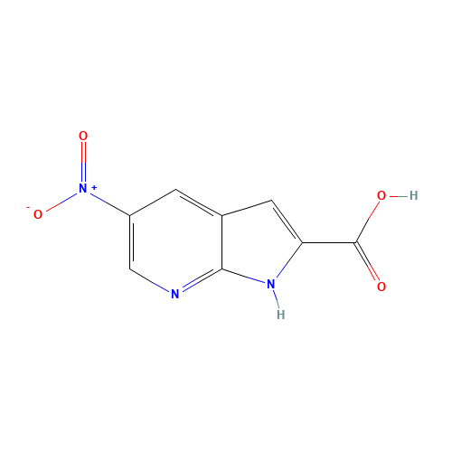 5-nitro-1H-pyrrolo[2,3-b]pyridine-2-carboxylic acid (CAS: 1150618-15-7) - Related Chemical Product