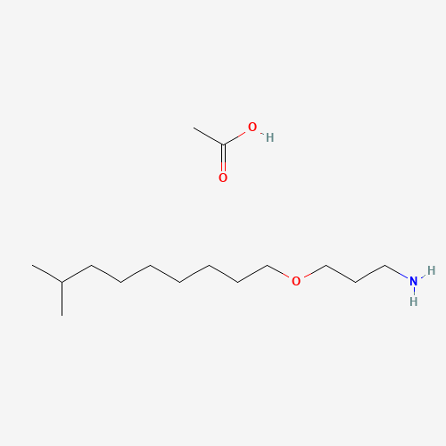 3-(isodecyloxy)propylammonium acetate (CAS: 28701-67-9) - Chemical Structure and Molecular Formula 