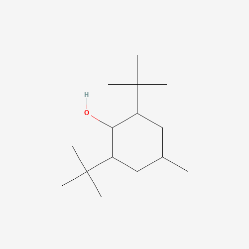 2,6-Bis-tert-butyl-4-methylcyclohexanol (CAS: 163119-16-2) - Chemical Structure and Molecular Formula 