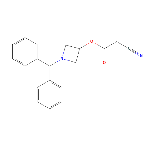 2-Cyanoacetic acid 1-(diphenylmethyl)-3-azetidinyl ester (CAS: 116574-14-2) - Related Chemical Product