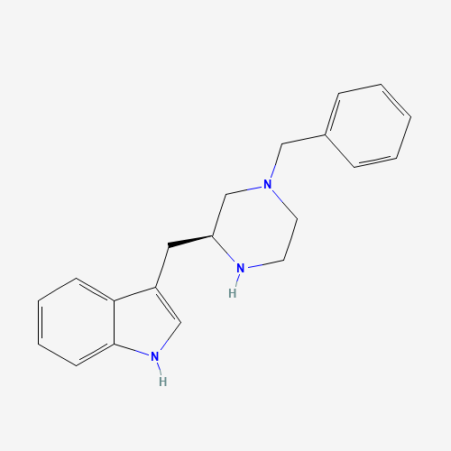 (S)-N4-BENZYL-2-(3-INDOLYLMETHYL)PIPERAZINE (CAS: 169458-70-2) - Related Chemical Product