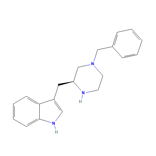 (S)-N4-BENZYL-2-(3-INDOLYLMETHYL)PIPERAZINE (CAS: 169458-70-2) - Related Chemical Product