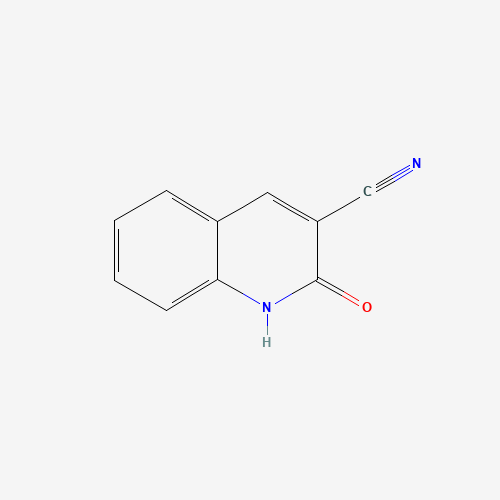 2-OXO-1,2-DIHYDRO-3-QUINOLINECARBONITRILE (CAS: 36926-82-6) - Chemical Structure and Molecular Formula 