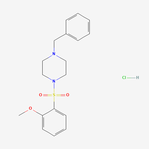 1-BENZYL-4-(2-METHOXY-BENZENESULFONYL)-PIPERAZINE HYDROCHLORIDE (CAS: 864759-66-0) - Related Chemical Product