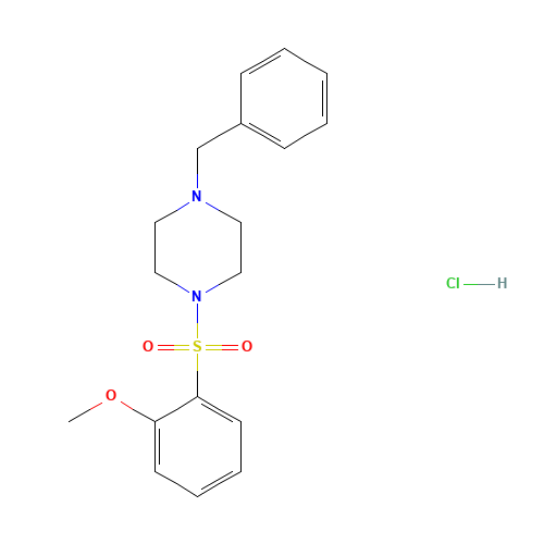 1-BENZYL-4-(2-METHOXY-BENZENESULFONYL)-PIPERAZINE HYDROCHLORIDE (CAS: 864759-66-0) - Related Chemical Product