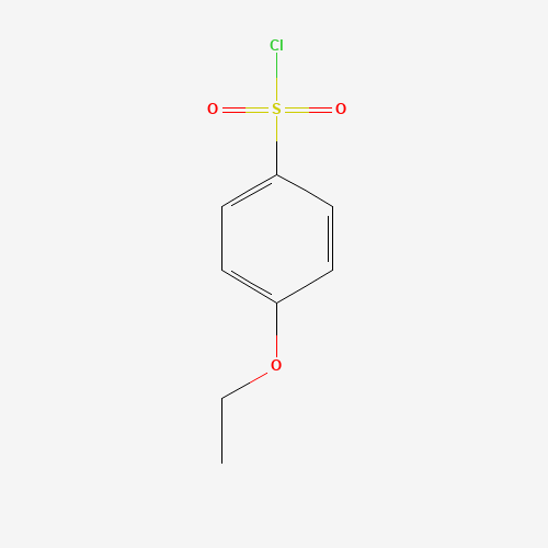 4-ETHOXY-BENZENESULFONYL CHLORIDE (CAS: 1132-17-8) - Chemical Structure and Molecular Formula 