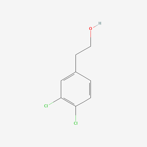 3,4-DICHLOROPHENETHYL ALCOHOL (CAS: 35364-79-5) - Chemical Structure and Molecular Formula 