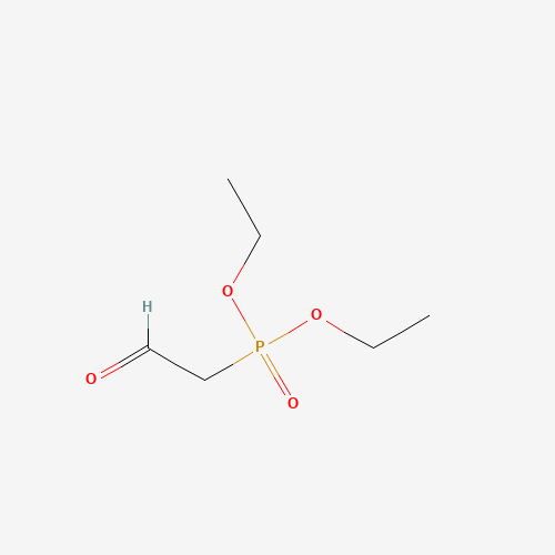 DIETHYL (FORMYLMETHYL)PHOSPHONATE (CAS: 1606-75-3) - Chemical Structure and Molecular Formula 