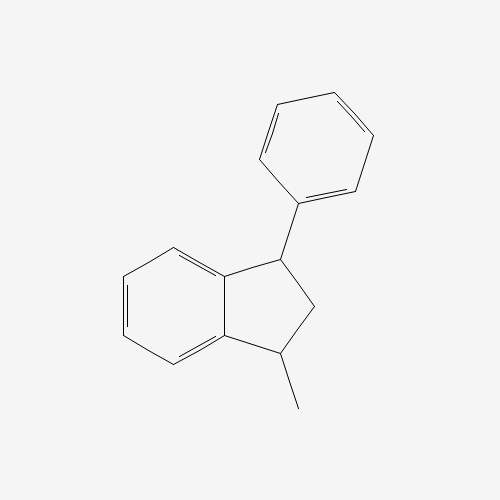 1-methyl-3-phenylindan (CAS: 6416-39-3) - Chemical Structure and Molecular Formula 