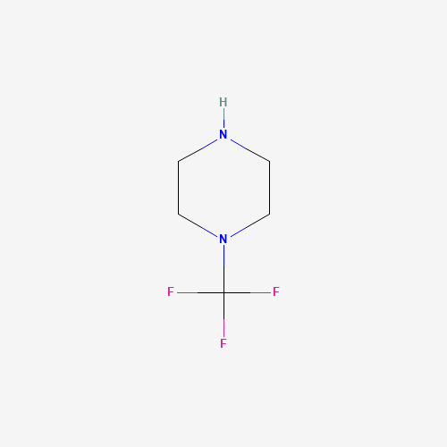 Piperazine,1-(trifluoromethyl)-(9CI) (CAS: 78409-50-4) - Chemical Structure and Molecular Formula 