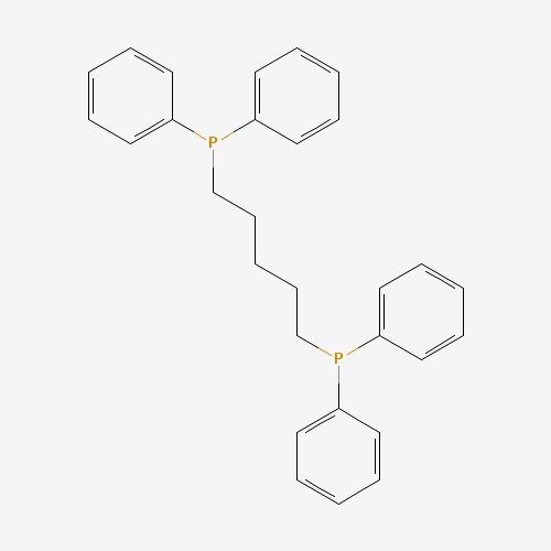 1,5-Bis(diphenylphosphino)pentane (CAS: 27721-02-4) - Chemical Structure and Molecular Formula 