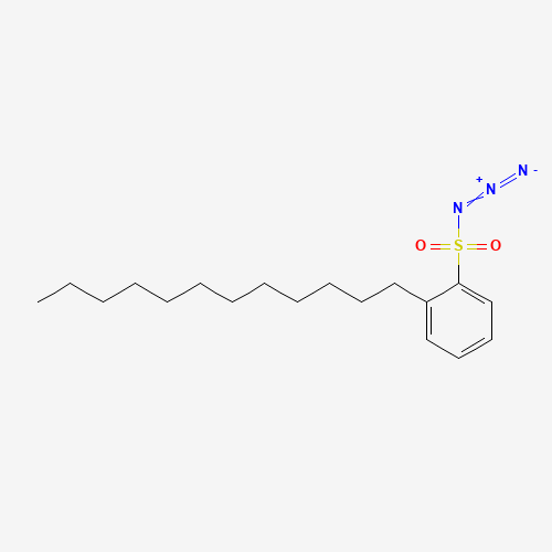Dodecylbenzenesulfonyl azide (CAS: 79791-38-1) - Chemical Structure and Molecular Formula 