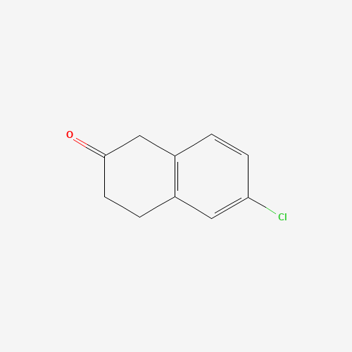 6-Chloro-2-tetralone (CAS: 17556-18-2) - Chemical Structure and Molecular Formula 