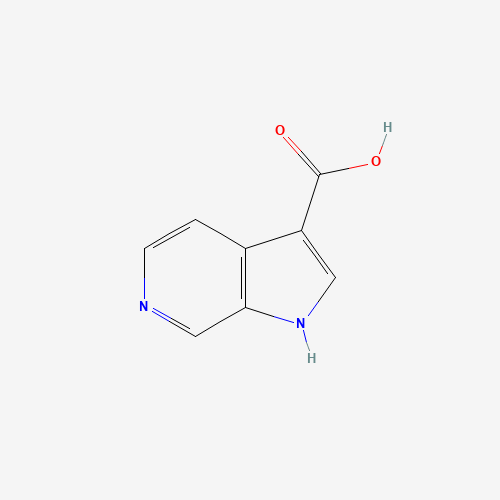 6-AZAINDOLE-3-CARBOXYLIC ACID (CAS: 67058-74-6) - Chemical Structure and Molecular Formula 