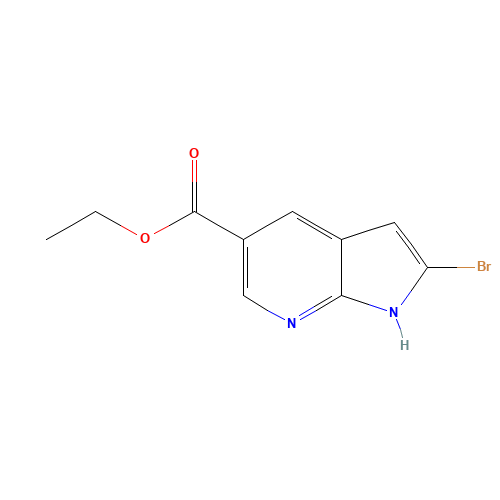 ethyl 2-bromo-1H-pyrrolo[2,3-b]pyridine-5-carboxylate (CAS: 1150617-98-3) - Related Chemical Product