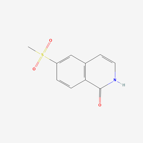 6-(methylsulfonyl)isoquinolin-1(2H)-one (CAS: 1184914-68-8) - Chemical Structure and Molecular Formula 