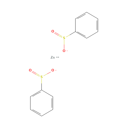 Zinc benzenesulfinate dihydrate (CAS: 24308-84-7) - Chemical Structure and Molecular Formula 