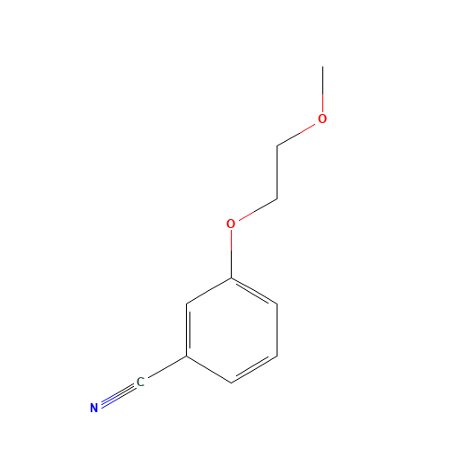 3-(2-methoxyethoxy)benzonitrile (CAS: 80407-67-6) - Related Chemical Product