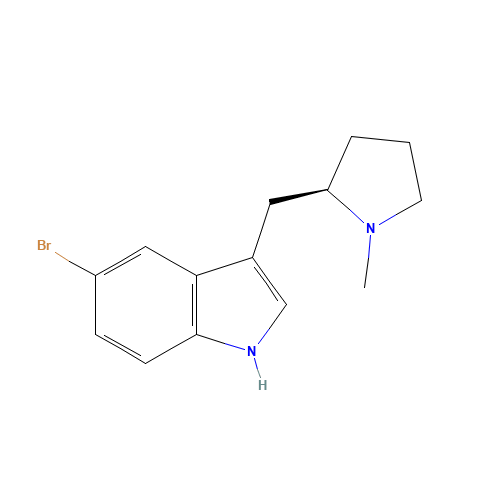 (R)-5-Bromo-3-((1-methylpyrrolidin-2-yl)methyl)-1H-indole (CAS: 143322-57-0) - Related Chemical Product