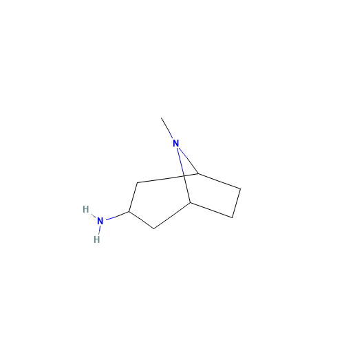 3-Aminotropane (CAS: 98998-25-5) - Chemical Structure and Molecular Formula 