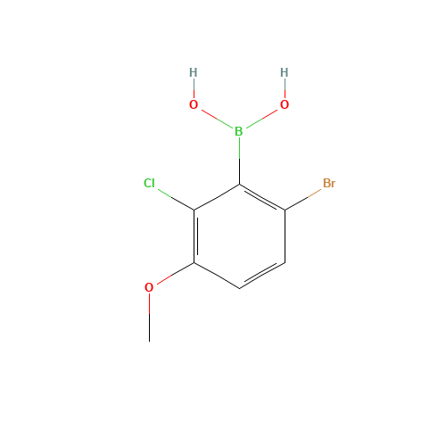 6-Bromo-2-chloro-3-methoxyphenylboronic acid (CAS: 957062-55-4) - Related Chemical Product