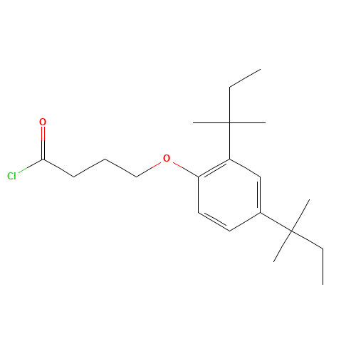 4-[2,4-bis(1,1-dimethylpropyl)phenoxy]butyryl chloride (CAS: 50772-29-7) - Related Chemical Product