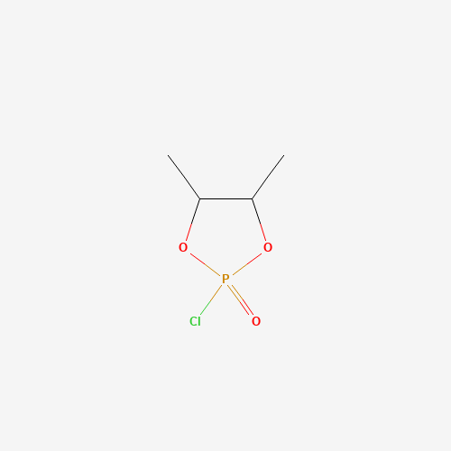 (4R,5R)-2-CHLORO-4,5-DIMETHYL-1,3,2-DIOXAPHOSPHOLANE 2-OXIDE (CAS: 89104-48-3) - Chemical Structure and Molecular Formula 