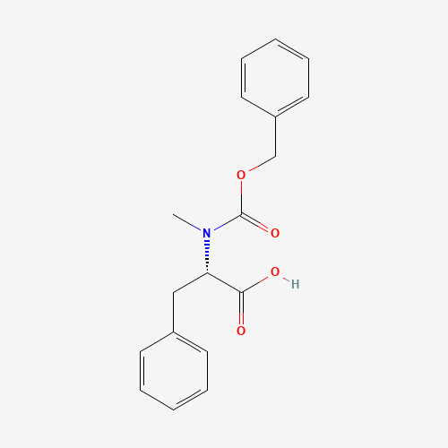 Cbz-N-methyl-L-phenylalanine (CAS: 2899-07-2) - Chemical Structure and Molecular Formula 