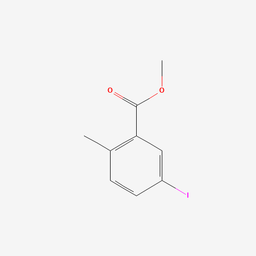 BENZOIC ACID,5-IODO-2-METHYL-,METHYL ESTER (CAS: 103440-54-6) - Chemical Structure and Molecular Formula 