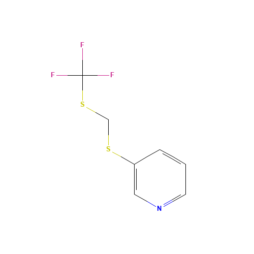 3-TRIFLUOROMETHYLSULFANYLMETHYLSULFANYL-PYRIDINE (CAS: 864684-86-6) - Related Chemical Product