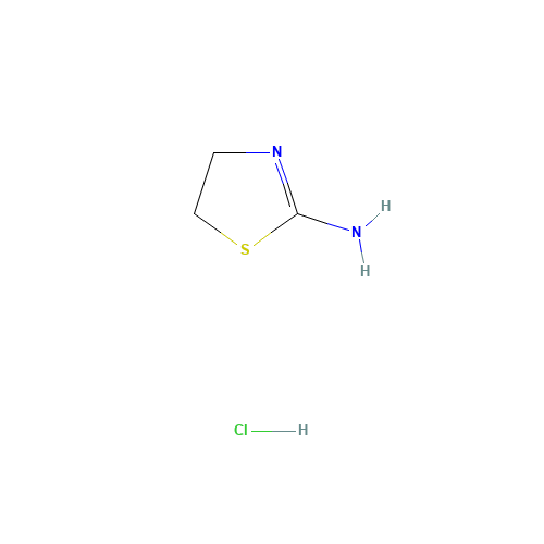 2-Amino-2-thiazoline hydrochloride (CAS: 3882-98-2) - Chemical Structure and Molecular Formula 