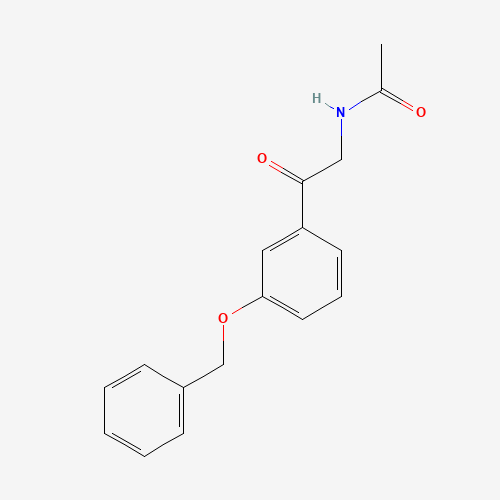 N-(2-(3-(benzyloxy)phenyl)-2-oxoethyl)acetamide (CAS: 115852-00-1) - Related Chemical Product