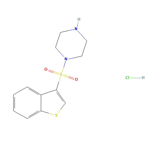 4-(BENZO[B]THIOPHENE-3-SULFONYL)-PIPERAZINE HYDROCHLORIDE (CAS: 864759-61-5) - Related Chemical Product