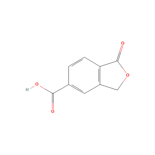 5-Carboxyphthalide (CAS: 4792-29-4) - Chemical Structure and Molecular Formula 