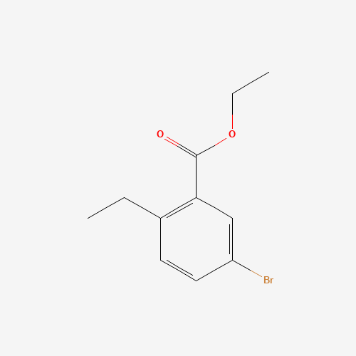 ethyl 5-bromo-2-ethylbenzoate (CAS: 1131587-83-1) - Chemical Structure and Molecular Formula 