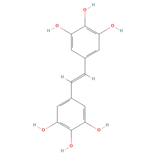 5,5'-(1E)-1,2-Ethenediylbis-1,2,3-benzenetriol (CAS: 637776-83-1) - Related Chemical Product