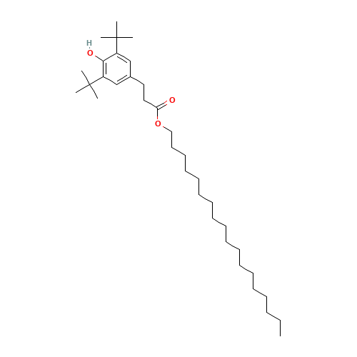 Octadecyl 3-(3,5-di-tert-butyl-4-hydroxyphenyl)propionate (CAS: 2082-79-3) - Related Chemical Product