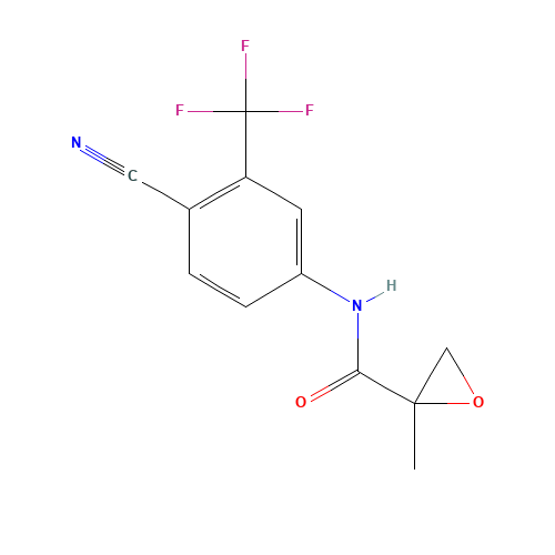 N-[4-Cyano-3-(trifluoromethyl)phenyl]methacrylamide epoxide (CAS: 90357-51-0) - Related Chemical Product