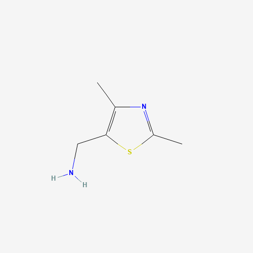 1-(2,4-DIMETHYL-1,3-THIAZOL-5-YL)METHANAMINE (CAS: 165736-07-2) - Chemical Structure and Molecular Formula 