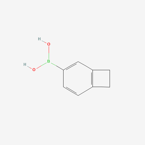 Benzocyclobutene-4-boronic acid (CAS: 195730-31-5) - Chemical Structure and Molecular Formula 