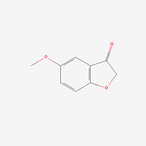 5-METHOXY-BENZOFURAN-3-ONE (CAS: 39581-55-0) - Chemical Structure and Molecular Formula 