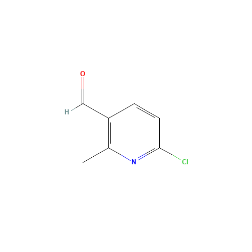 6-Chloro-3-formyl-2-picoline (CAS: 884495-36-7) - Chemical Structure and Molecular Formula 