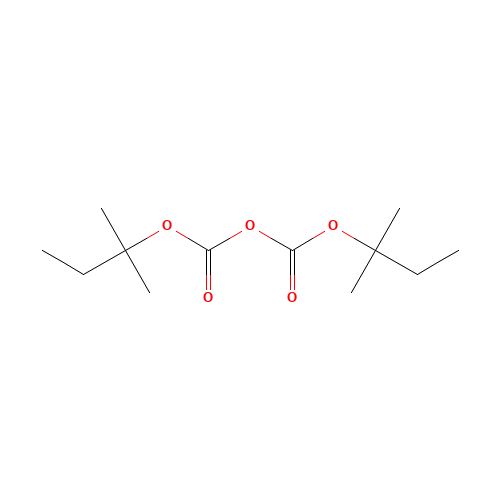 DI-TERT-AMYL DICARBONATE (CAS: 68835-89-2) - Chemical Structure and Molecular Formula 
