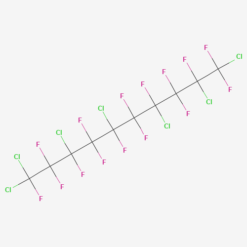 1,1,3,5,7,9,10-heptachloro-1,2,2,3,4,4,5,6,6,7,8,8,9,10,10-pentadecafluorodecane (CAS: 307-41-5) - Chemical Structure and Molecular Formula 